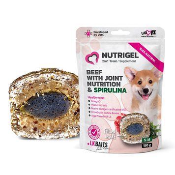 LK Baits Pet Nutrigel Beef ласощі для здоров'я суглобів у собак, 150 г