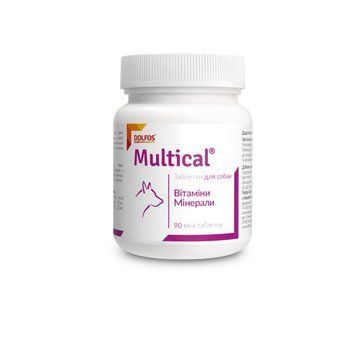 Dolfos Multical mini витамины для собак малых пород 90 табл 449 грн фото