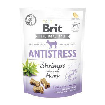 Brit Care Functional Snack Antistress Shrimps ласощі для собак з креветками, 150 гр 259 грн фото