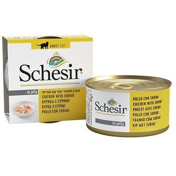 Schesir Chicken Surimi влажный корм для котов с курицей и сурими, 85 гр 98 грн фото