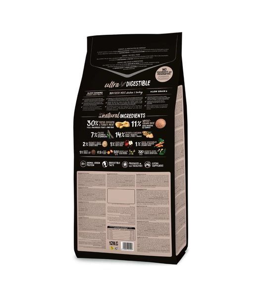 Ownat Ultra Dog Medium сухой корм для собак средних пород с курицей, 12 кг 3 098 грн фото