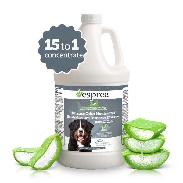 Espree Intense Charcoal Odor Neutralizer Tearless Dog Shampoo & Conditioner шампунь-кондиционер для собак против запаха шерсти, 3.79 л