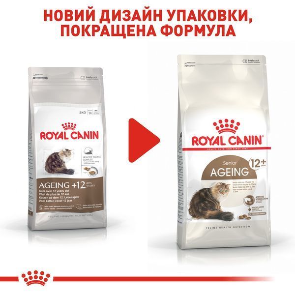 Royal Canin Sterilised Ageing 12+ сухий корм для літніх стерилізованих котів 2 кг 1 010 грн фото