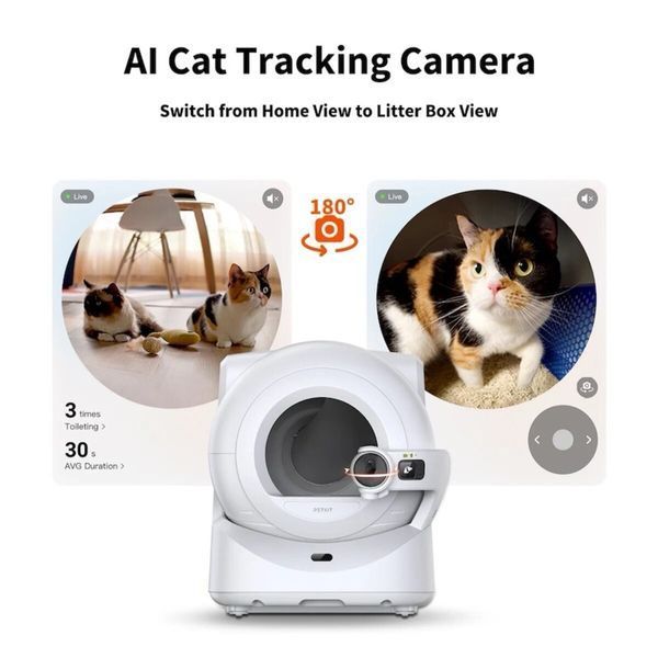 Petkit Purobot Ultra With Camera смарт-туалет для котов 33 206 грн фото