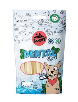 Mr. Bandit Dental Star ласощі для чищення зубів у собак з яловичиною, 70 гр 161 грн фото