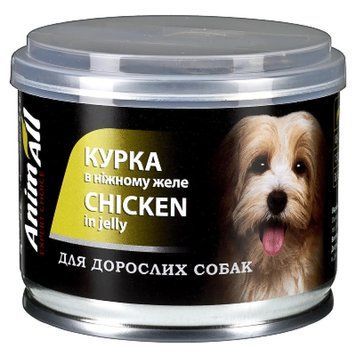 AnimAll Dog Chicken вологий корм для собак з куркою, 195 гр
