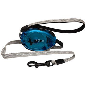 Flamingo Dogx2GO Belt Glassy S рулетка для собак до 12 кг, стрічка 2 м, синя 838 грн фото