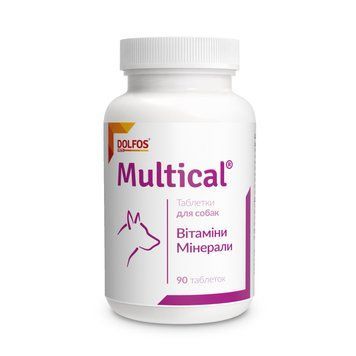 Dolfos Multical витамины для взрослых собак 90 табл 561 грн фото
