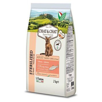 Gheda Chat&Chat Expert Sterilized With Salmone сухой корм с лососем для стерилизованных котов, 14 кг 2 228 грн фото
