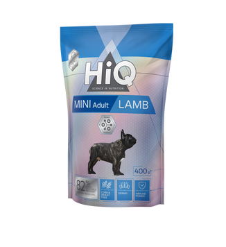 HiQ Mini Adult Lamb сухой корм с ягнятиной для взрослых собак малых пород 400 гр 229 грн фото