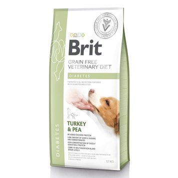 Brit VD Diabetes Dog сухий корм для собак із цукровим діабетом, 12 кг 4 589 грн фото