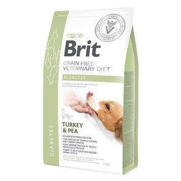 Brit VD Diabetes Dog сухий корм для собак із цукровим діабетом, 2 кг 934 грн фото