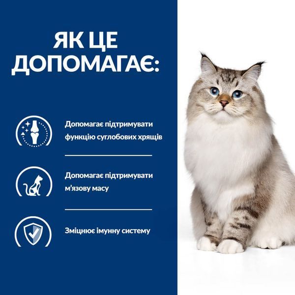 Hill's PD Feline J/D сухий корм для котів із захворюваннями суглобів 1.5 кг 1 333 грн фото