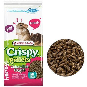 Versele-Laga Crispy Pellets Chinchilla & Degus корм для шиншил та дегу, 1 кг 324 грн фото