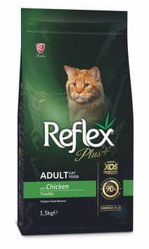 Reflex Plus Cat Adult Chicken сухой корм с курицей для котов, 1.5 кг 509 грн фото