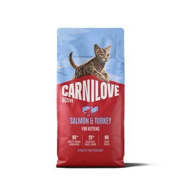 Carnilove Active Salmon & Turkey Kitten сухий корм для кошенят з індичкою та лососем, 6 кг 4 599 грн фото