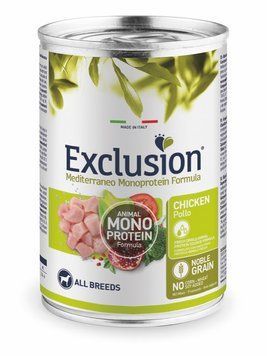 Exclusion Adult Dog Chicken Wet влажный корм с курицей для взрослых собак 400 гр 152 грн фото