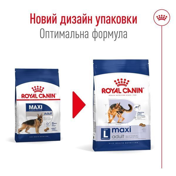Royal Canin Maxi Adult сухой корм для собак крупных пород 15 кг 4 200 грн фото