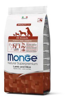 Monge Monoprotein Puppy and Junior All Breeds Agnello сухий корм з ягнятком для цуценят, 0.8 кг 450 грн фото