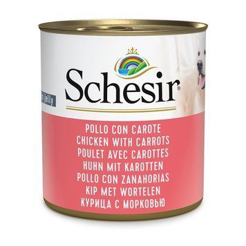 Schesir Chicken With Carrots влажный корм с курицей для собак, 285 гр 280 грн фото
