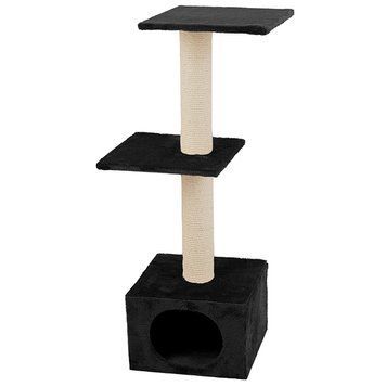Flamingo Charbonel игровой комплекс с когтеточкой и домиком для кошек, 103 см х 47 см х 35 см, черный 2 988 грн фото