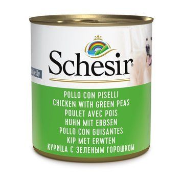 Schesir Chicken With Green Peas влажный корм с курицей для собак, 285 гр 280 грн фото