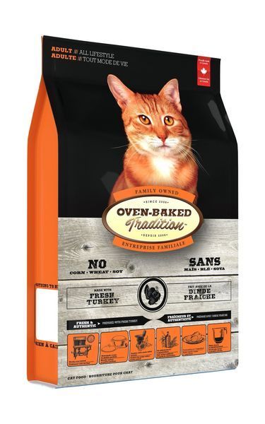 Oven-Baked Tradition Cat Adult Turkey сухий корм з індичкою для котів будь-якого віку 1.13 кг 1 236 грн фото