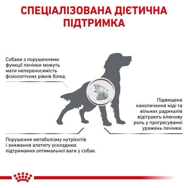 Royal Canin Hepatic Canine сухий корм для собак із захворюваннями печінки, 12 кг 5 000 грн фото