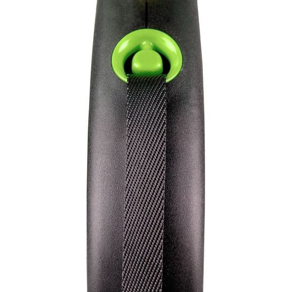 Flexi Black Design L рулетка для собак, лента 5 м, зеленый 913 грн фото