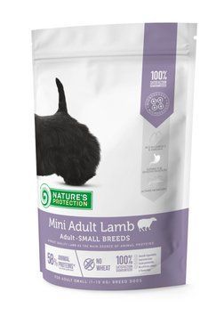 Nature's Protection Mini Adult Lamb Small Breeds сухий корм з ягнятиною для собак малих порід 0.5 кг 305 грн фото