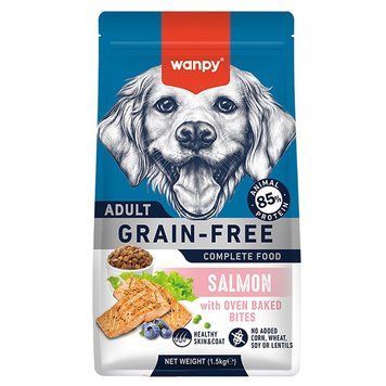 Wanpy Adult Dog GF Salmon сухой корм для собак с лососем, 1.5 кг