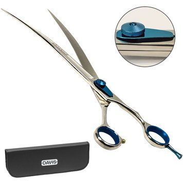 Davis Extreme Edge Blue Curved ножницы изогнутые для стрижки собак, 25.4 см 9 059 грн фото