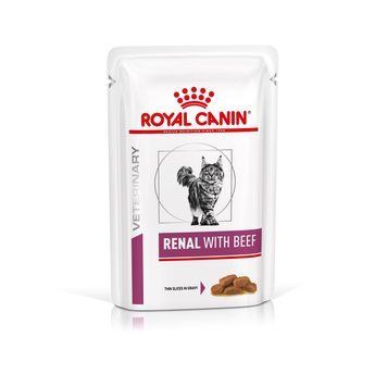 Royal Canin Renal Feline Beef Pouches вологий корм для котів із захворюваннями нирок 85 гр 65 грн фото