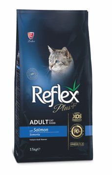 Reflex Plus Cat Adult Salmon сухой корм с лососем для котов, 15 кг 4 537 грн фото