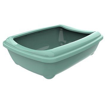 Moderna Arist-O-Tray туалет із бортиком для котів, 42 см х 31 см х 13 см, зелений 314 грн фото