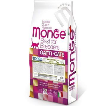 Monge Cat Sensitive сухой корм с курицей для котов с чувствительным пищеварением 10 кг