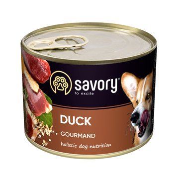 Savory Dog Adult Duck вологий корм з качкою для дорослих собак 200 гр 97 грн фото