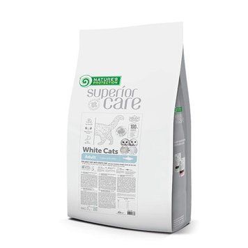 Nature's Protection Superior Care White Cats GF with Herring Adult all breeds сухий корм беззерновий з оселедцем для котів із білим забарвленням шерсті 7 кг