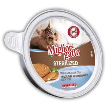 Morando Migliorgatto Sterilized влажный корм для стерилизованных котов с рыбой, 85 гр 64 грн фото