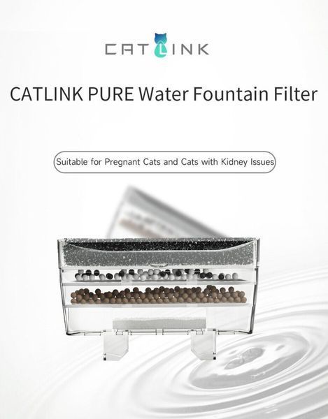 Catlink Pure Water Fountain набір змінних фільтрів для поїлок Catlink, 5 шт 1 576 грн фото
