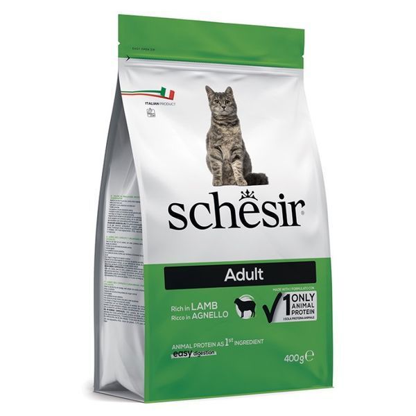Schesir Cat Adult Lamb сухий корм з ягнятком для котів, 400 гр 278 грн фото