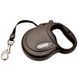 Coastal Power Walker Retractable Leash до 14.5 кг рулетка для собак, стрічка 4.8 м, чорна