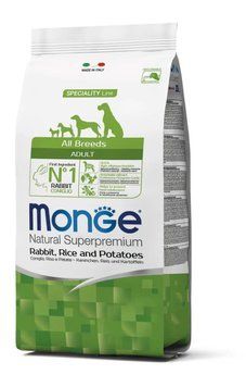 Monge Monoprotein Dog Adult All Breeds Coniglio сухий корм із кроликом для собак, 2.5 кг 1 180 грн фото