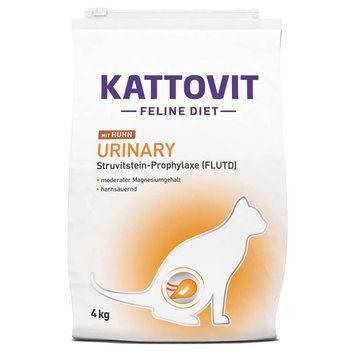Kattovit Veterinary Urinary Mit Huhn сухий корм з куркою для котів з СКХ, 4 кг