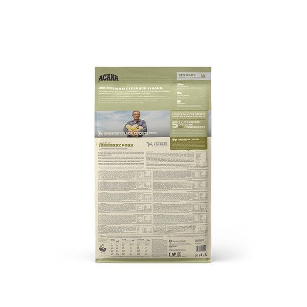 Acana Yorkshire Pork сухой корм монопротеиновый для собак всех возрастов 11.4 кг 5 913 грн фото