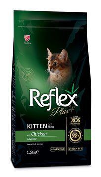 Reflex Plus Kitten Chicken сухой корм с курицей для котят, 1.5 кг 476 грн фото