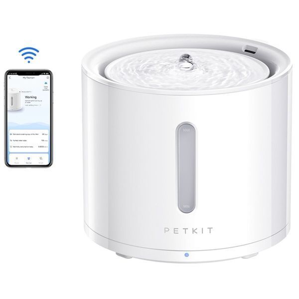 Petkit Eversweet Solo 2 Smart Pet Drinking Fountain смарт-поїлка для собак та котів, 2 л, білий 2 435 грн фото