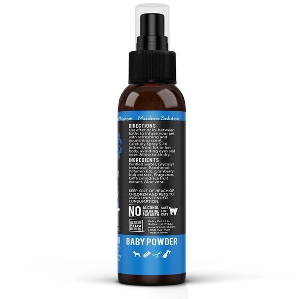 Reliq Botanical Mist-Baby Powder духи для собак и кошек с ароматом детской присыпки, 120 мл 427 грн фото