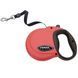 Coastal Power Walker Retractable Leash до 14.5 кг рулетка для собак, стрічка 4.8 м, червона