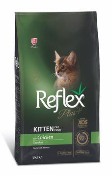 Reflex Plus Kitten Chicken сухой корм с курицей для котят, 8 кг 1 991 грн фото